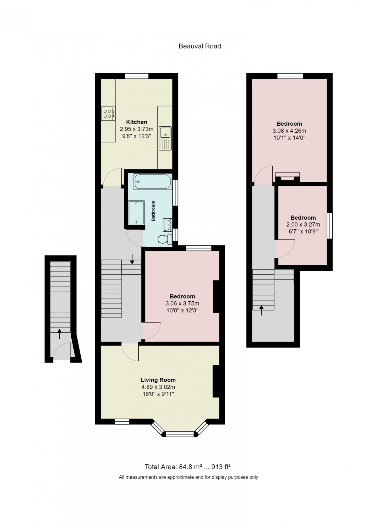 Floorplan for Beauval Road, East Dulwich, London