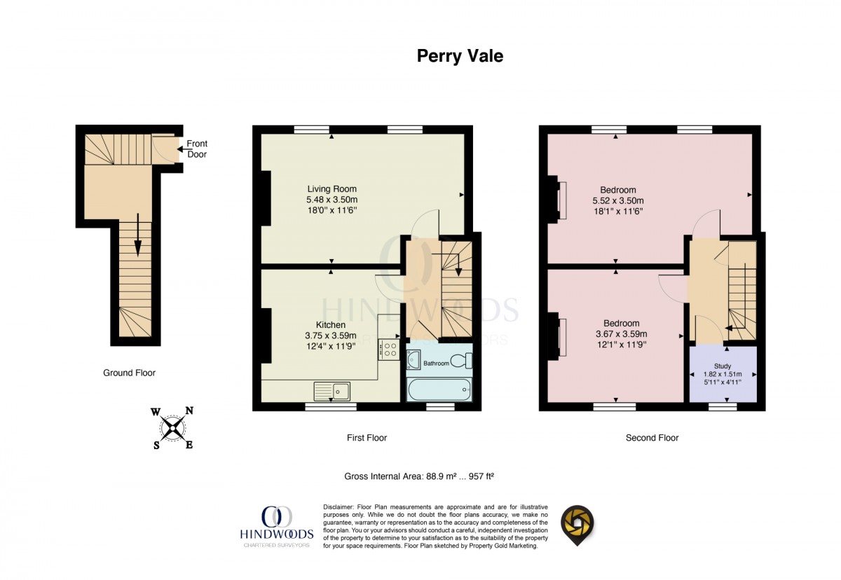 Floorplan for Perry Vale, London