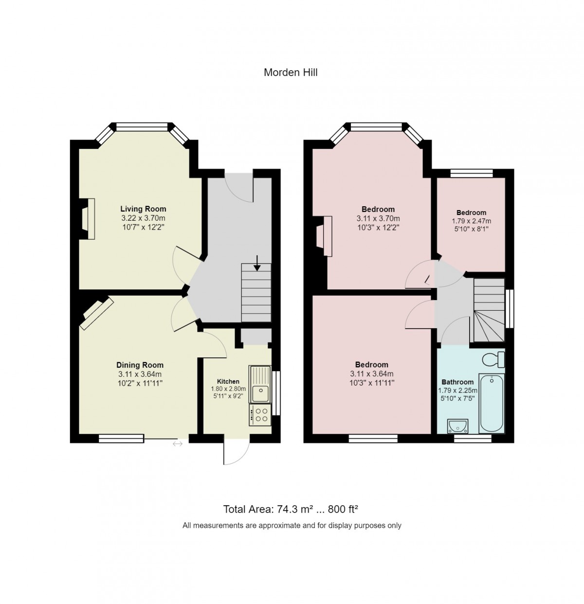 Floorplan for Morden Hill, London