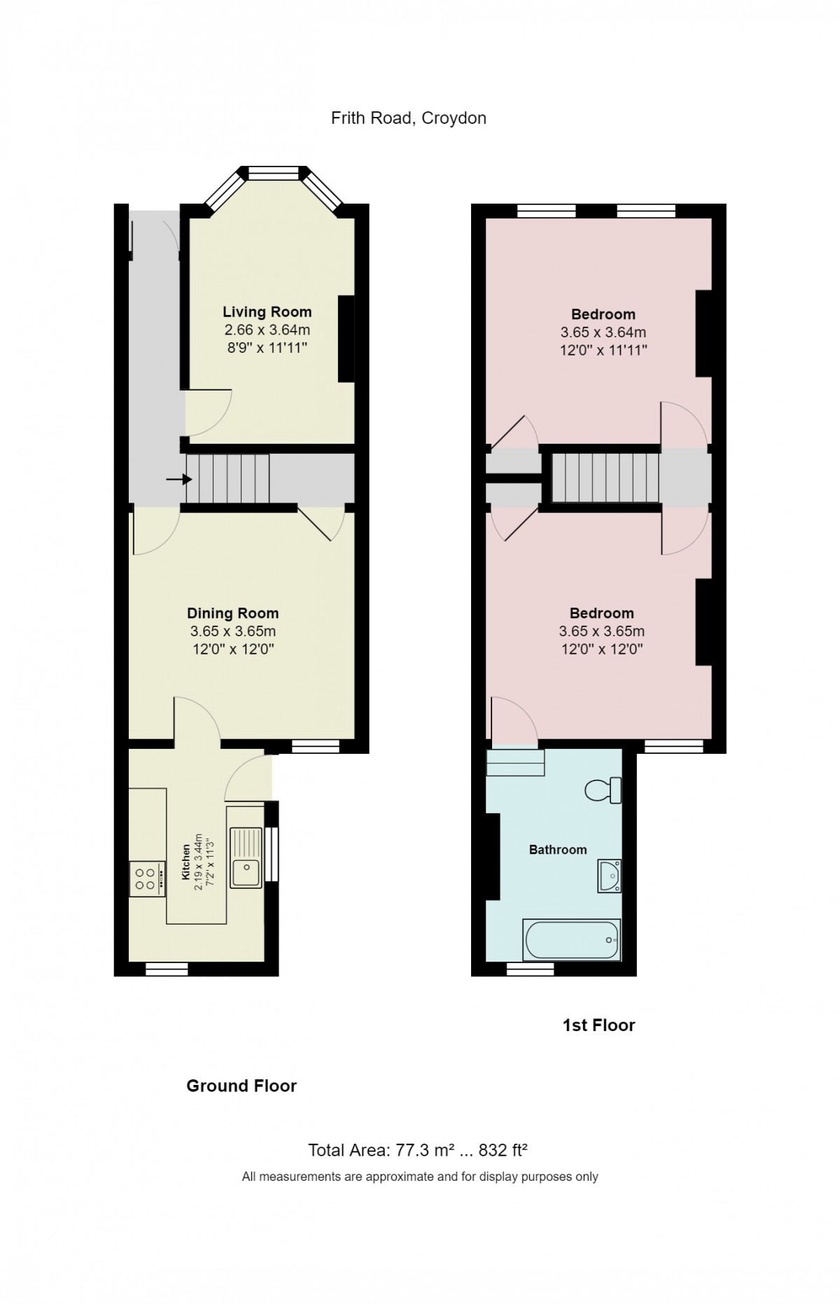 Floorplan for Frith Road, Croydon