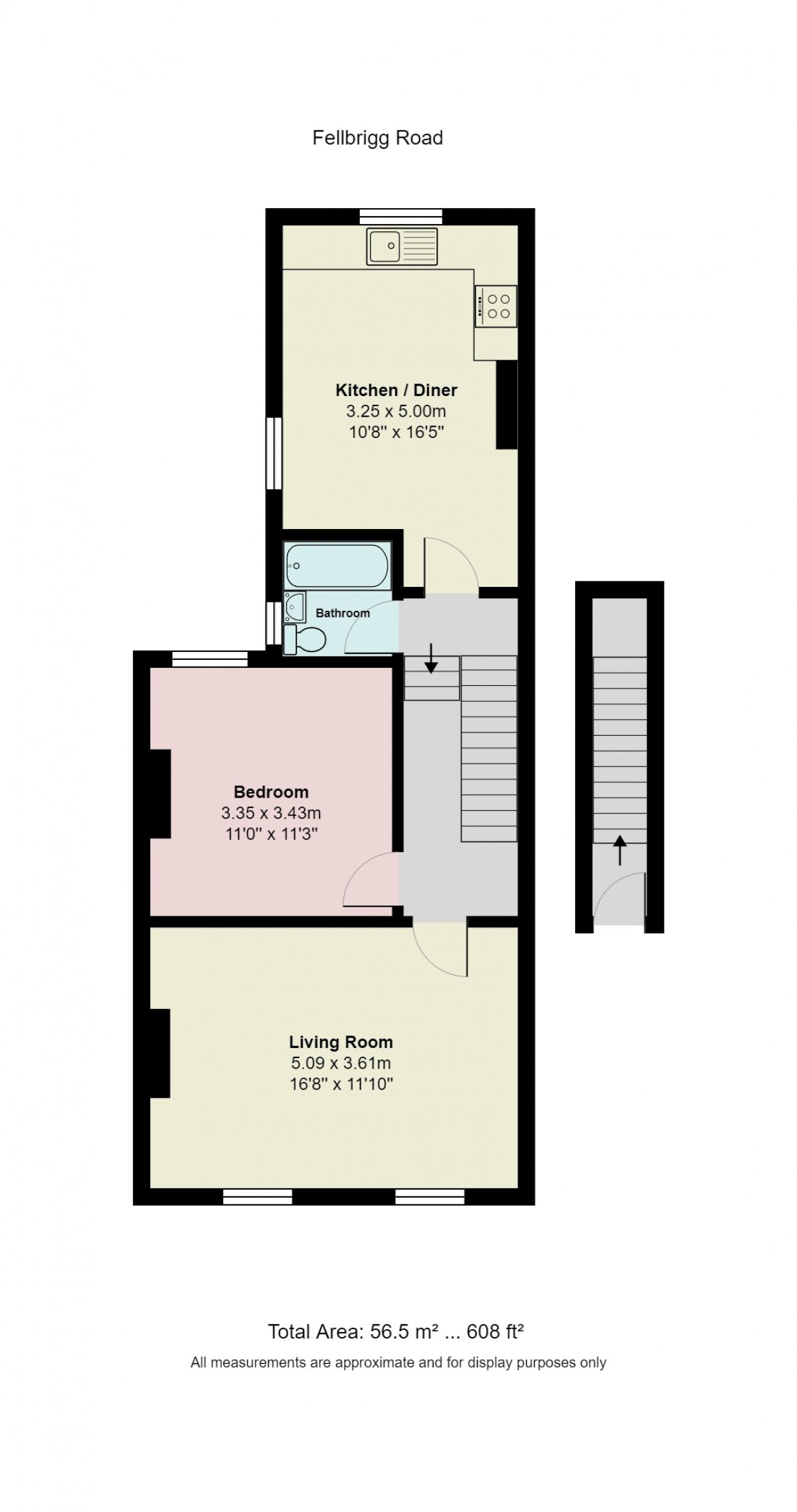 Floorplan for Fellbrigg Road, London